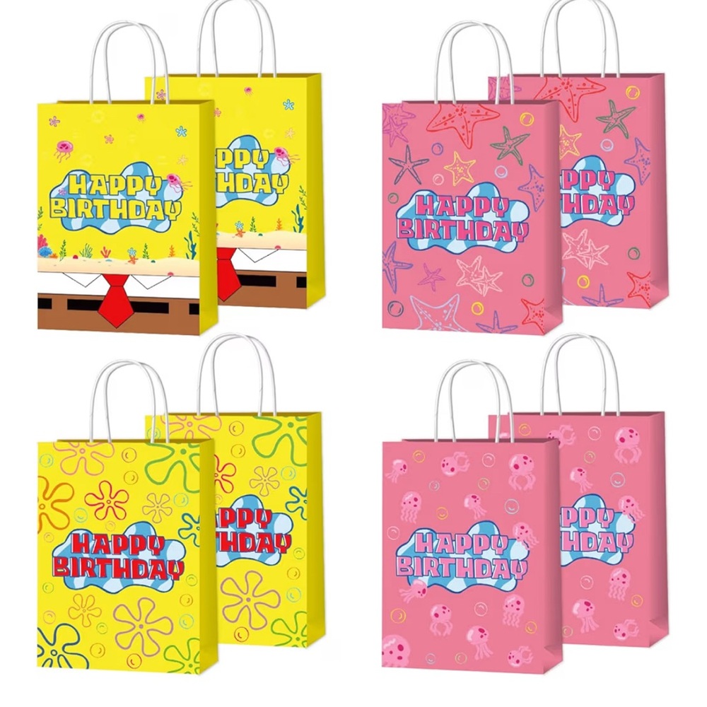 ⭐️NEW⭐️ SpongeBob Party Favor Bags